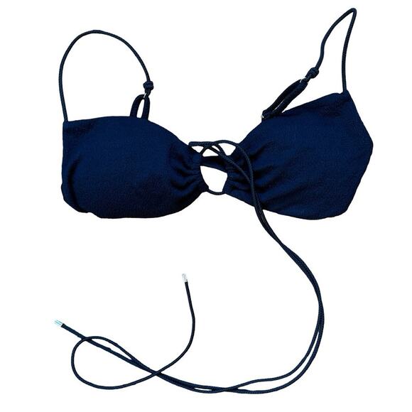 $126 Vix by Paula Hermanny Kate Black Bikini Top - D - Picture 4 of 7